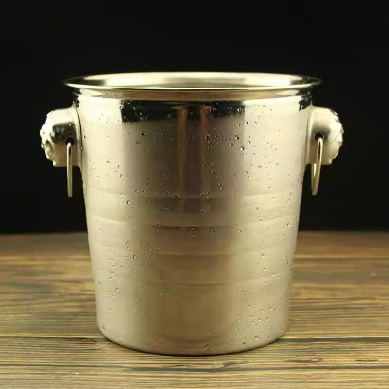 3L/5L/7L Tiger Shaped Ice Bucket Stainless Steel Bucket Wine Ice Bucket