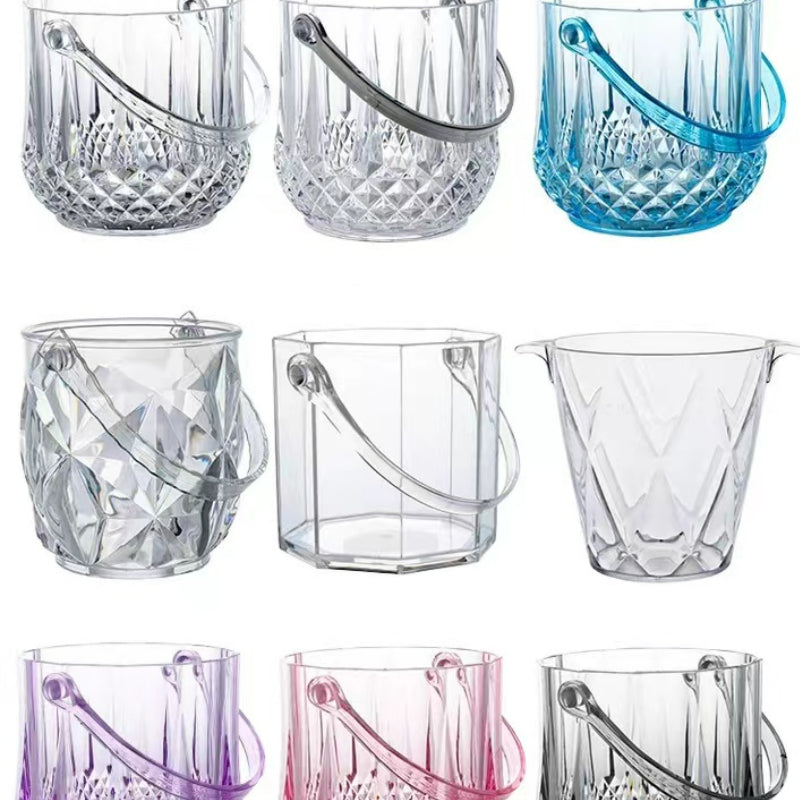 Acrylic Octagon Ice Bucket High Value Commercial Ice Bucket for Bar