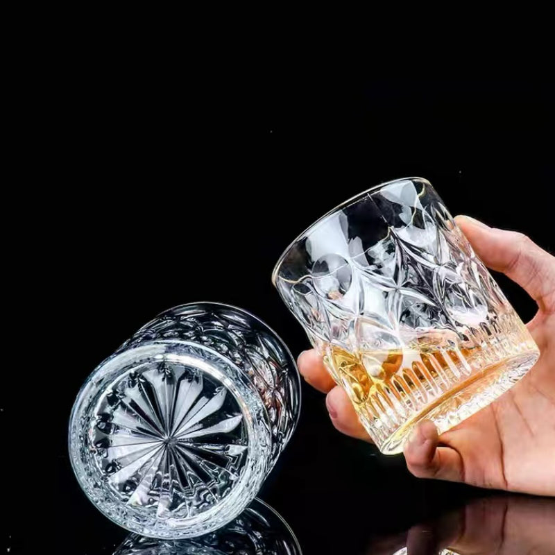 High Quality Lead-free Glass Light Luxury Drinking Glasses Crystal Whiskey Glass