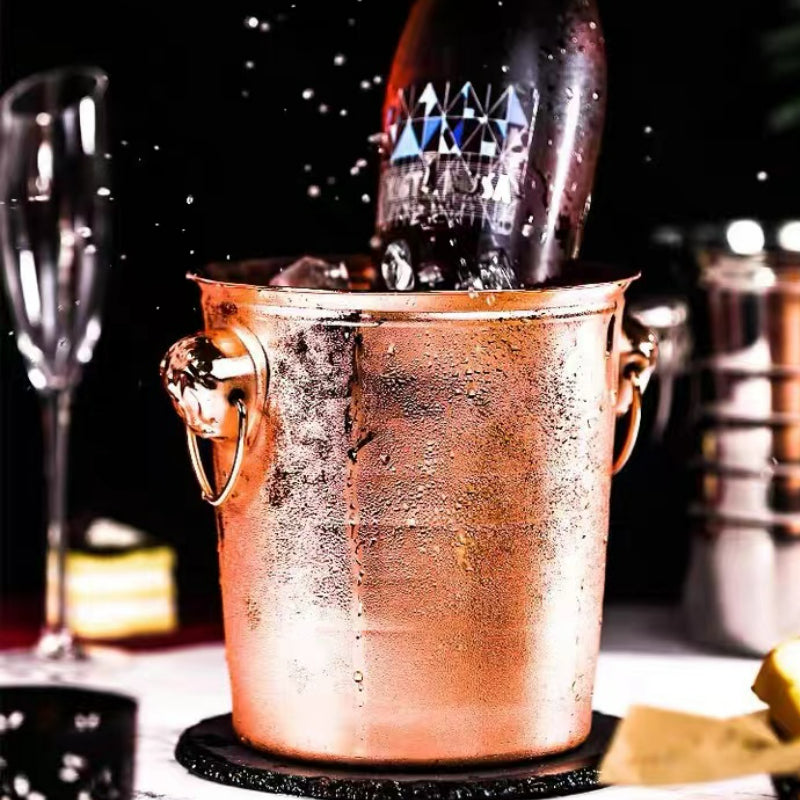 3L/5L/7L Tiger Shaped Ice Bucket Stainless Steel Bucket Wine Ice Bucket