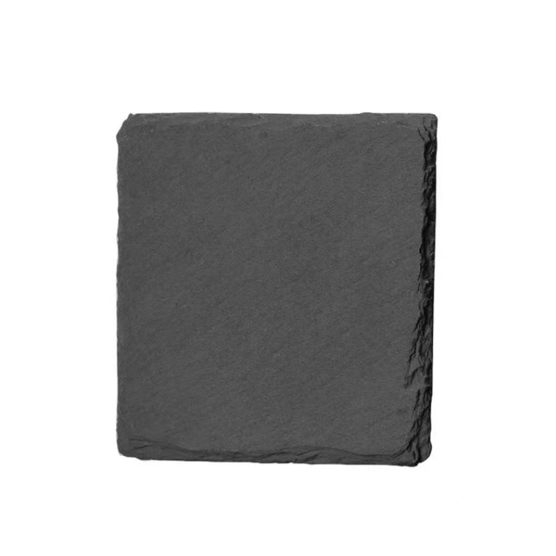Customized Logo Coasters Home Decoration 100% Natural Coasters Coffee Mug Whiskey Glasses Coasters Black Round Square Slate Coasters
