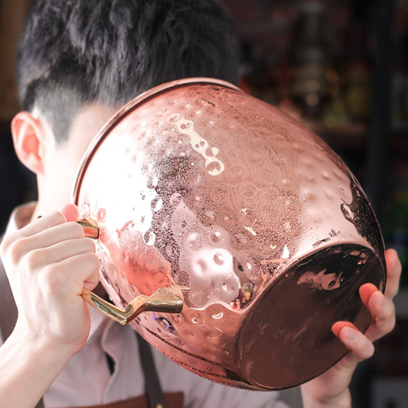 Large Size 5000ML Copper plated Russian Moscow Mule Mugs for Mojitos, Caipirinhas, and More