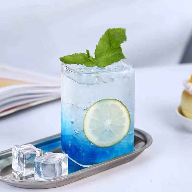 Small Size 250ML Borosilicate Stemless Mixed Glass Cups,Perfect for Cocktail, Coffee, Ice cream