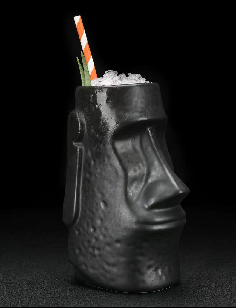 Bar TIKI Mug Tail Wine Mug Hawaiian Ceramic Mug Wine Mug Ceramic Mug TIKI Mug