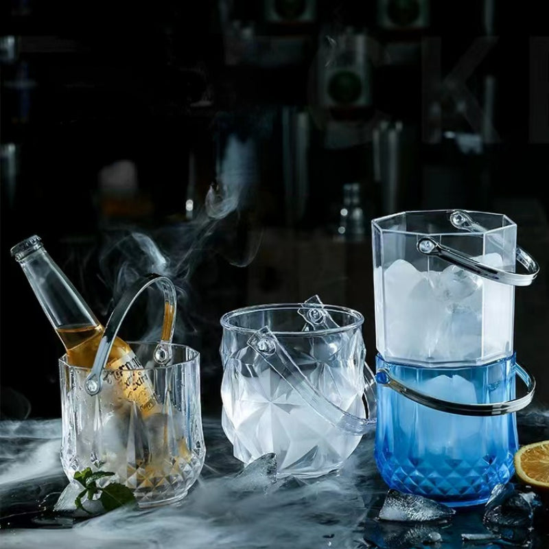 Acrylic Octagon Ice Bucket High Value Commercial Ice Bucket for Bar