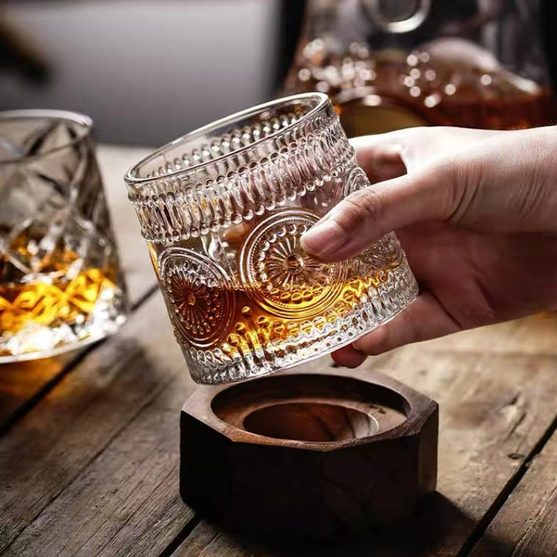 250ML-Slanted Rocking Whiskey Glass