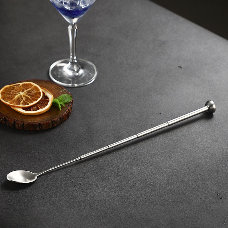 Retractable any Length of the Stainless steel Mixing Stick For bar