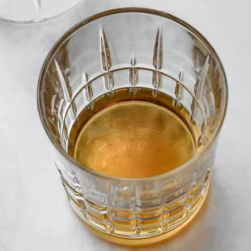 Extravagant Handmade Noble Glass Bottle Crystal Whiskey Glass