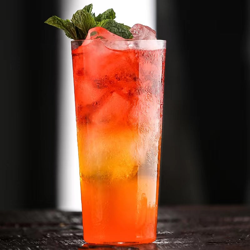 Classical Tempered Clear 380ml Drinking Glass Tumbler Water Juice Cocktail Heat Resisting Glass Colin Cup Bar Kitchen