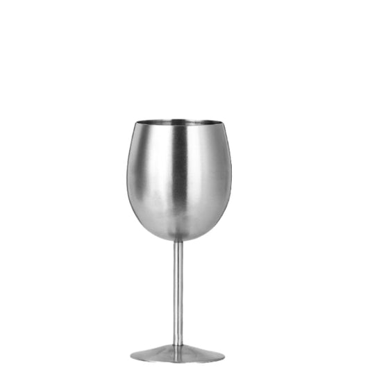 High Quality 250ML Silver Stainless Steel Wine Glass for Cocktail Martini Margarita