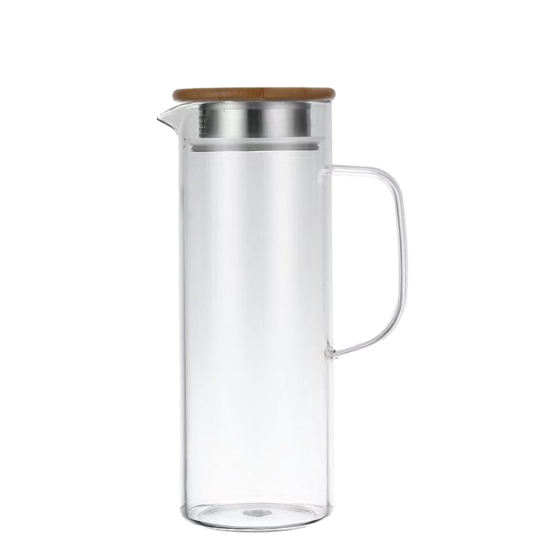 Acrylic Water Pitcher with Lid,Large Capacity Juice Pitcher with Handle