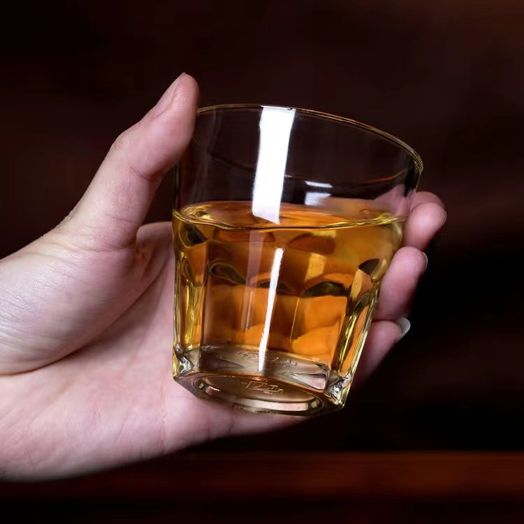Tempered Glass Whiskey Glass KTV Beer Glass Foreign Wine Glass Liquor Glass Spirit Glass Bar Household Water Glass