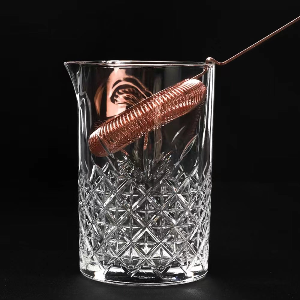 European-Style Hawthorne Retro Ice Filter Angle Filter Leaking Mesh Filter Stirring Cup with Ice Separator