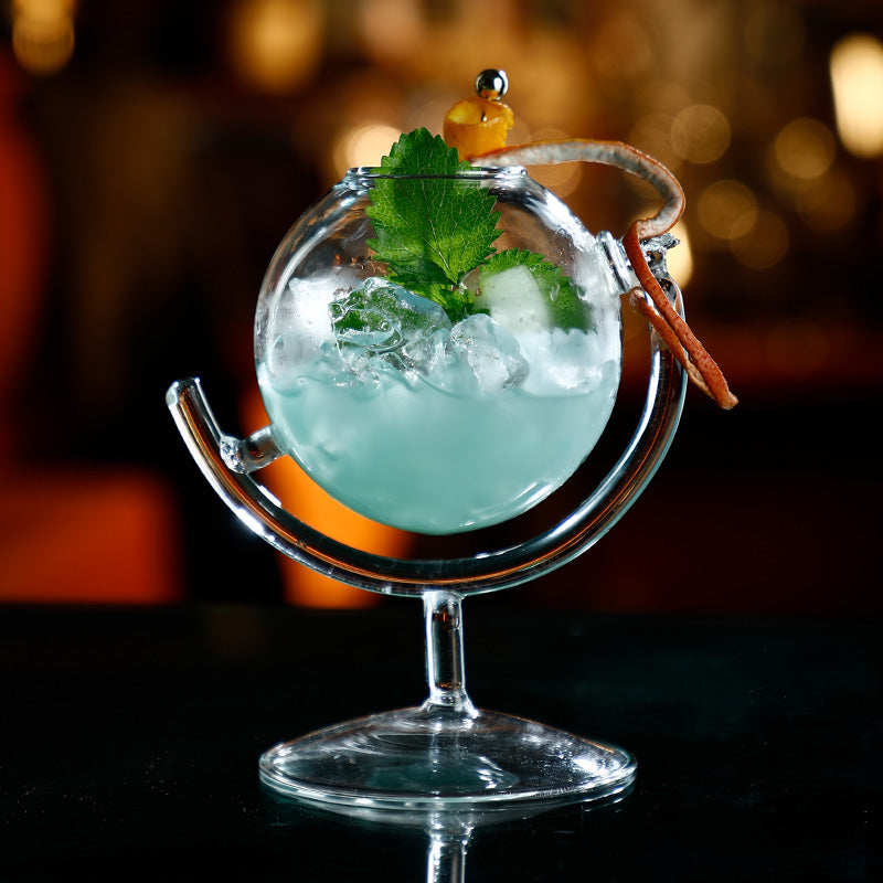 Hurricane Glass for Drinking Manhattans, Martini and Wine, Modern Elegant Design Party Glassware