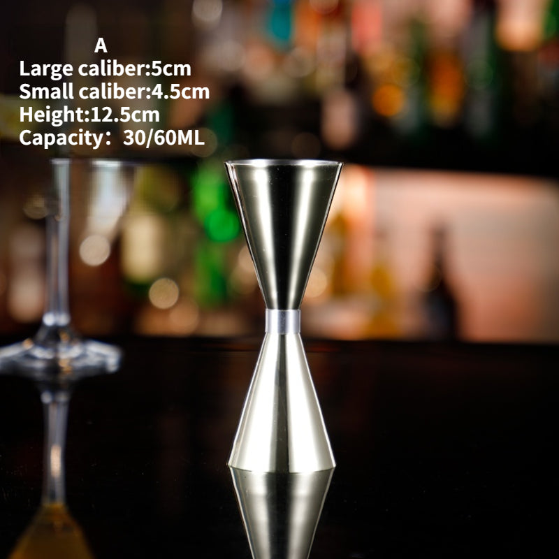 Bar Tools Custom Stainless Steel Jigger Japanese Style Double Side 30/60ml Copper Rose Gold Silver Cocktail Bar Jigger