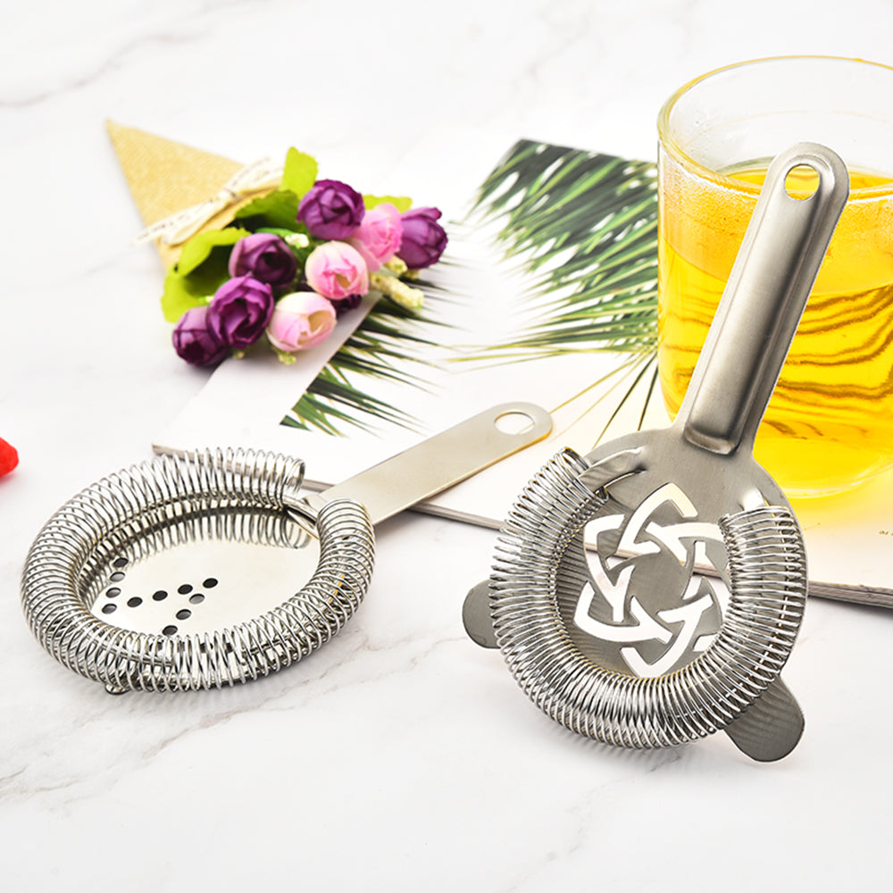 Stainless Steel Spring Ice Separator Ice Strainer Strainer Bar Cocktail Supplies