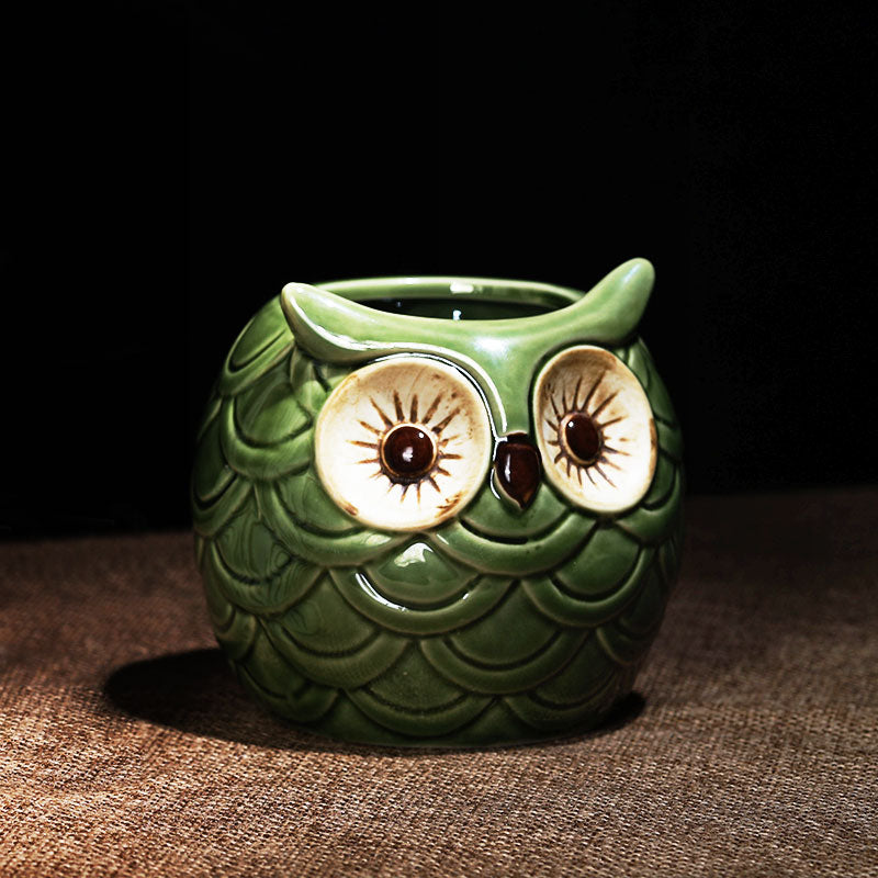 Creative Hawaiian TIKI Ceramic Cup Personality Bar Animal Cocktail Cup TIKI Cup Cute Owl Cup