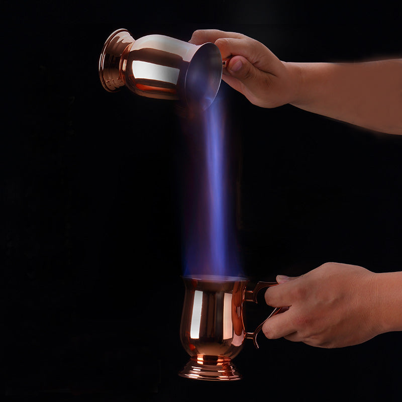 Metal cocktail Moscow Mule Mug with Classic Color,copper plated Moscow Mule Mug