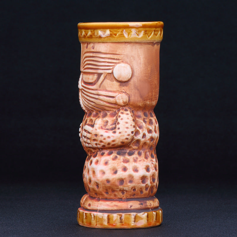 Hawaiian Cocktail Glass TIKI Cup Creative Art Feature Ceramic Mug Tiki Bar Wine Glass