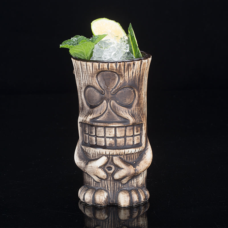 Ceramic Cup Tropical Cocktail Cup Personality Beach Tiki Cup TIKI Cocktail Cup Decorative Cup