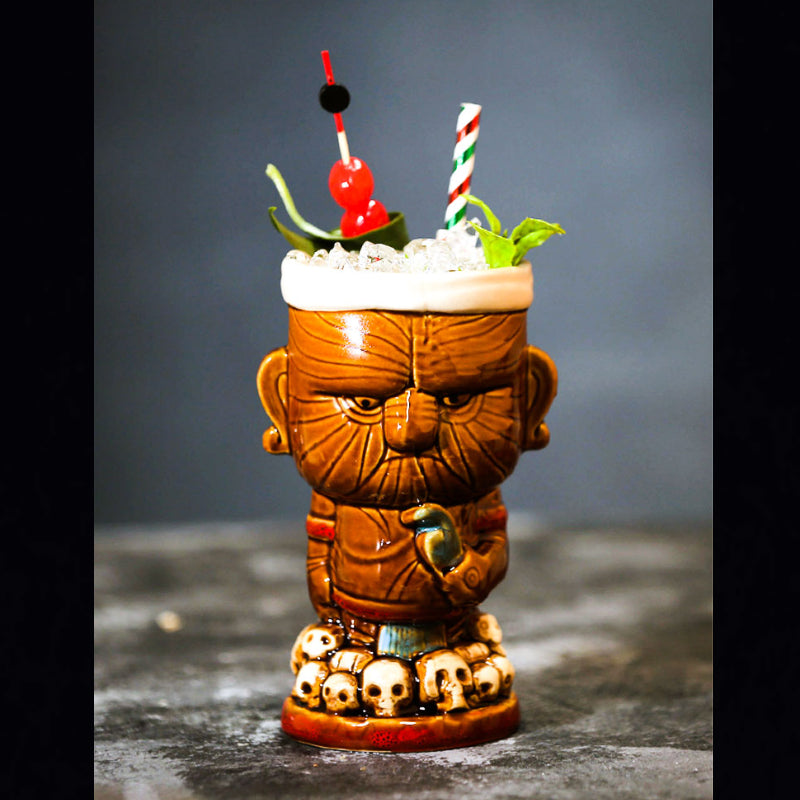 Creative Art Feature Ceramic Mug Hawaiian Cocktail Glass TIKI Cup Bar Wine Glass