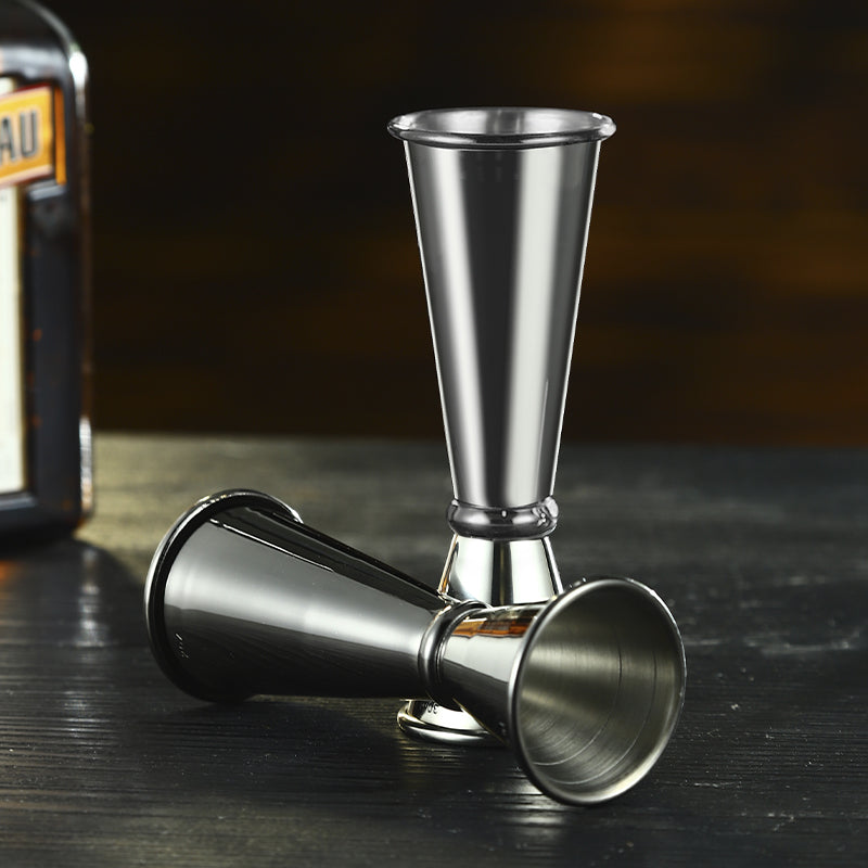 Japanese Style 30/45ml Double Gold Jigger Measuring Cup Stainless Steel Jigger Bar Tools