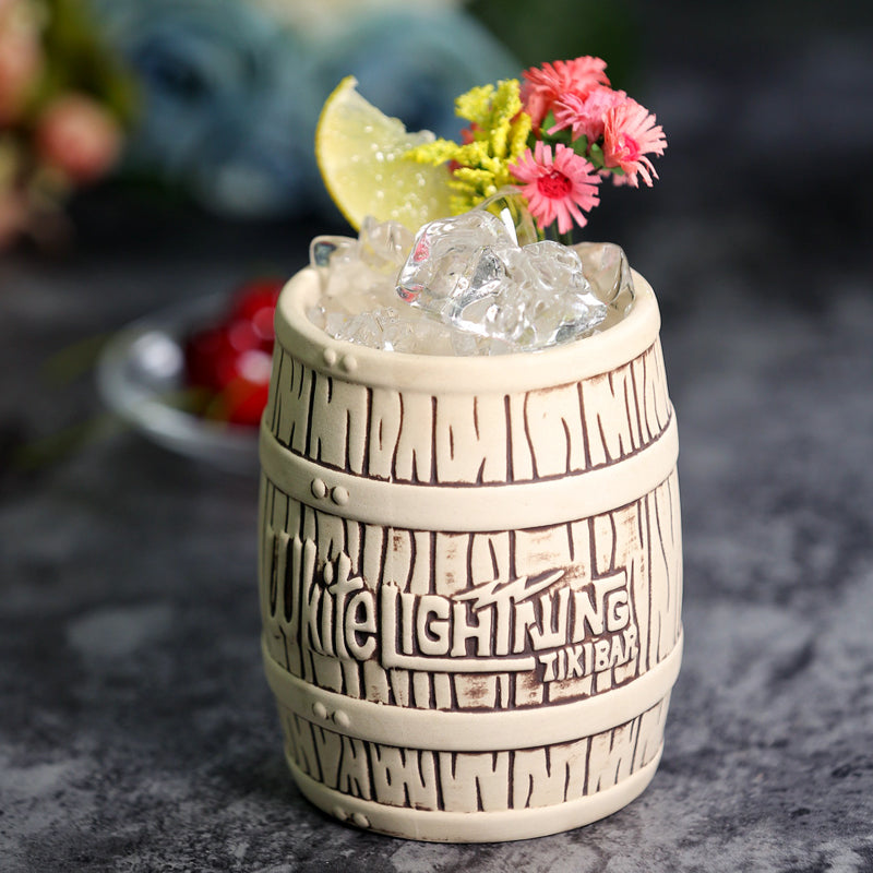 Lightning Barrel TIKI Mug Hawaiian Cocktail Mug TIKI Cocktail Mug TIKI Ceramic Mug