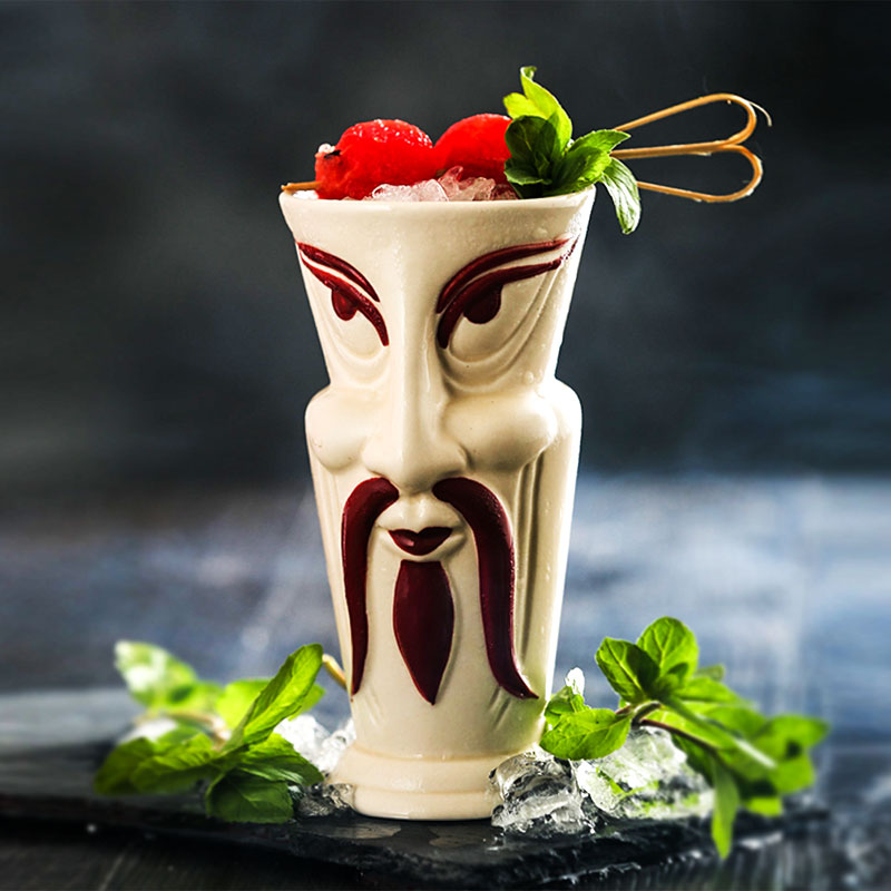Ceramic Cup Tropical Cocktail Cup Personality Beach Tiki Cup TIKI Cocktail Cup Decorative Cup