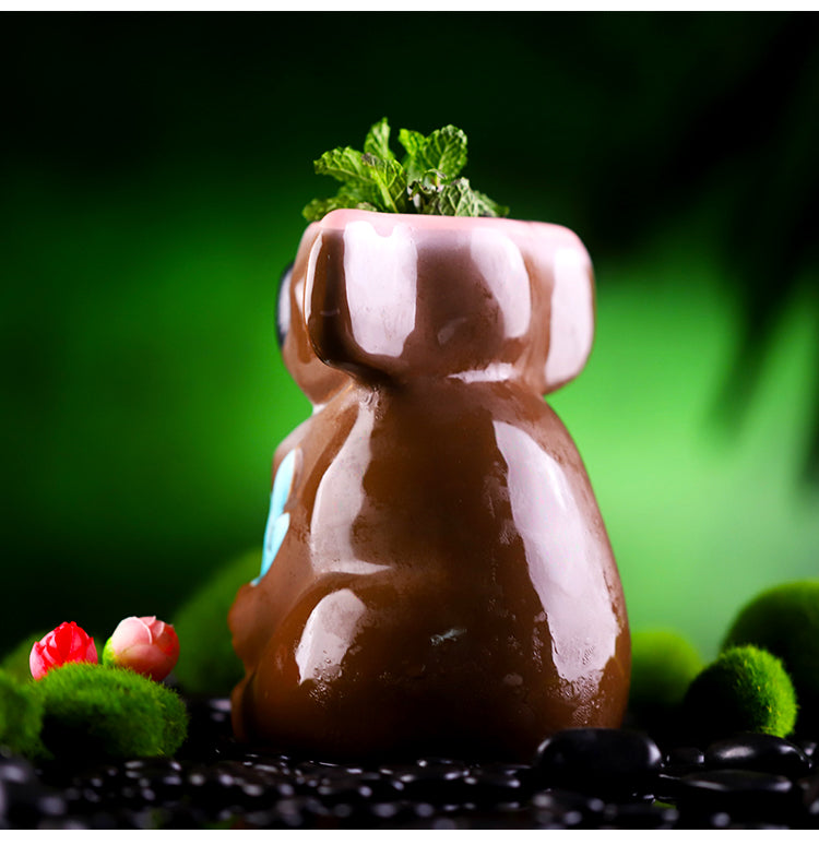 Creative Hawaiian TIKI Ceramic Cup Personality Bar Animal Cocktail Cup TIKI Cup Cute Koala Cup