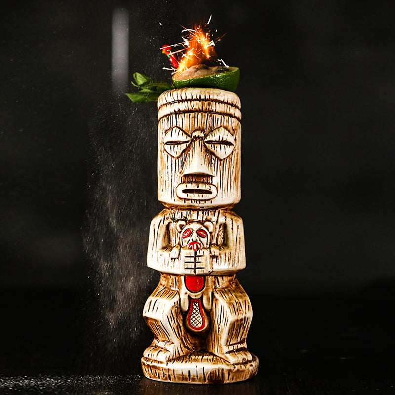 TIKI Creative Personality Pirate Strategy Hawaiian Cocktail Cup Ceramic Cup TIKI Cup Bar Special Cup