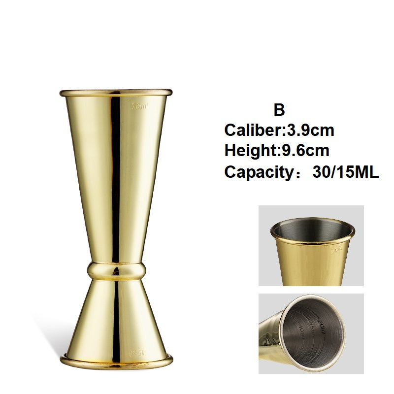 Stainless Steel Jigger Double Side Jigger 15/30ml Bar Wine Jigger