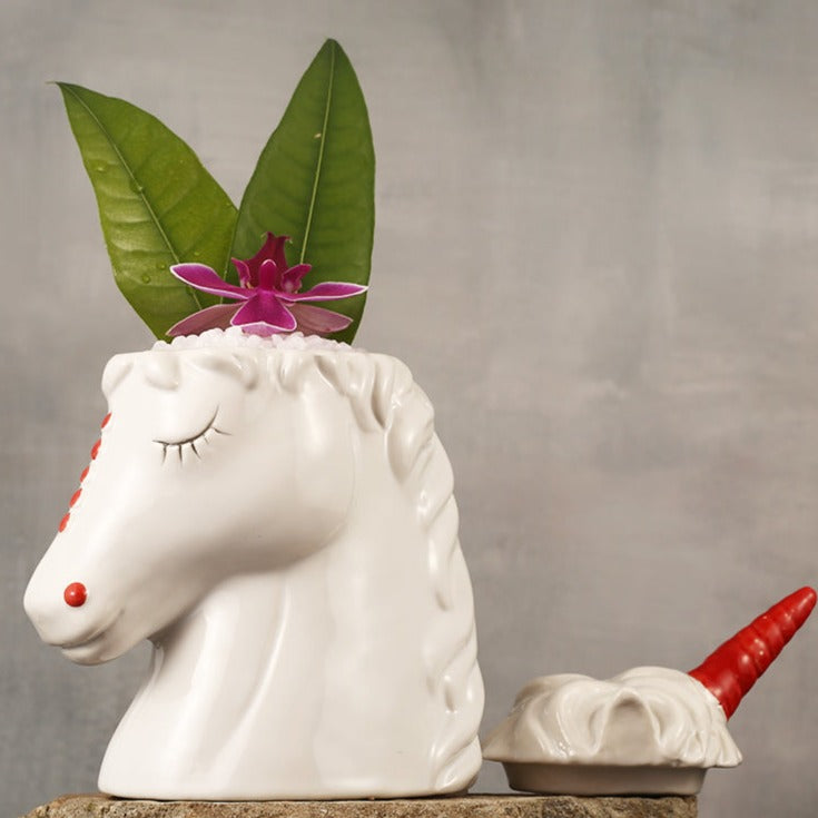 Animal Shaped Ceramic Cocktail TIKI Cup Personality Cartoon Cute Unicorn Hawaiian Cup