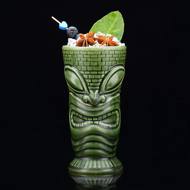 TIKI Hawaiian Cocktail Cup Ceramic Cup Creative Personality Pirate Raider TIKI Cup Bar Special Cup