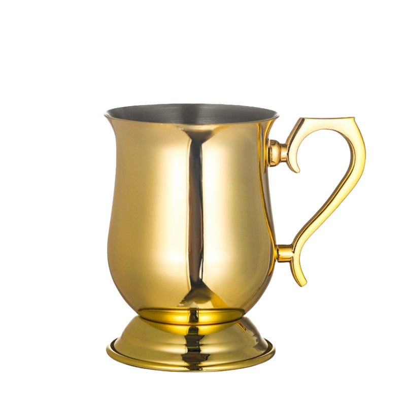 Metal cocktail Moscow Mule Mug with Classic Color,copper plated Moscow Mule Mug