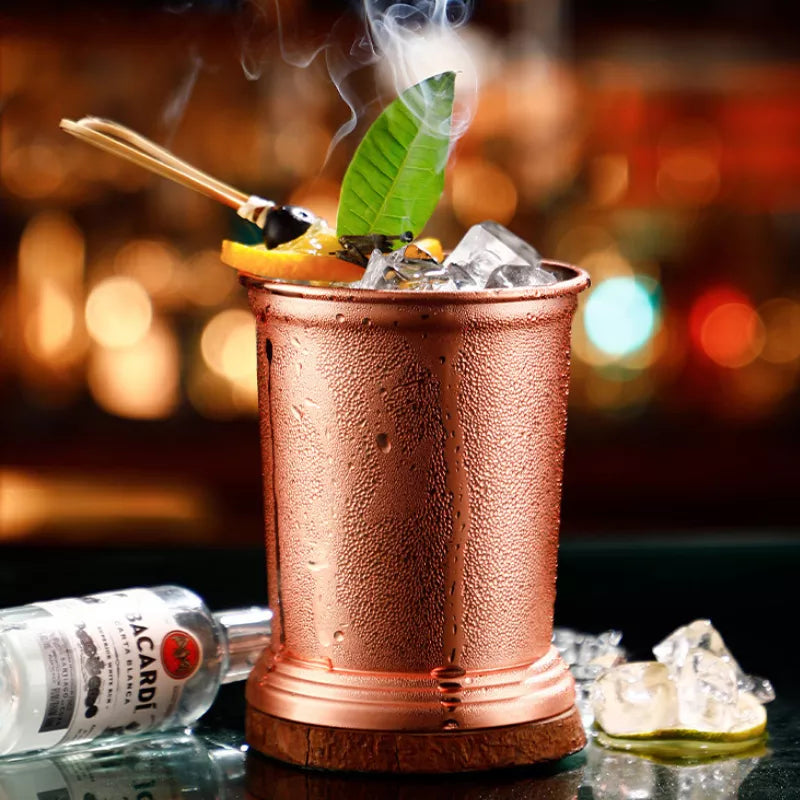 Solid Copper Mint Julep Cup Mirror Polished Classic Design High Quality for Bar