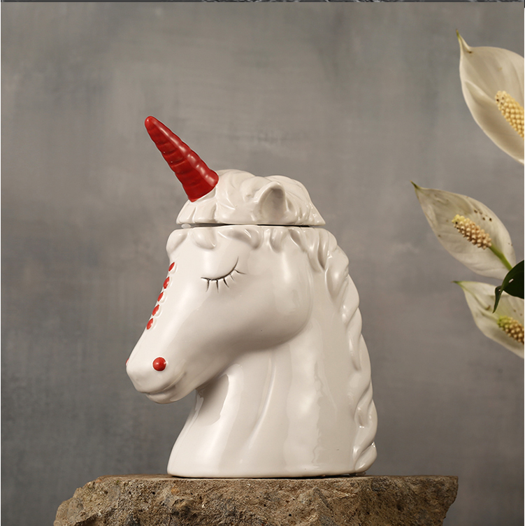 Animal Shaped Ceramic Cocktail TIKI Cup Personality Cartoon Cute Unicorn Hawaiian Cup