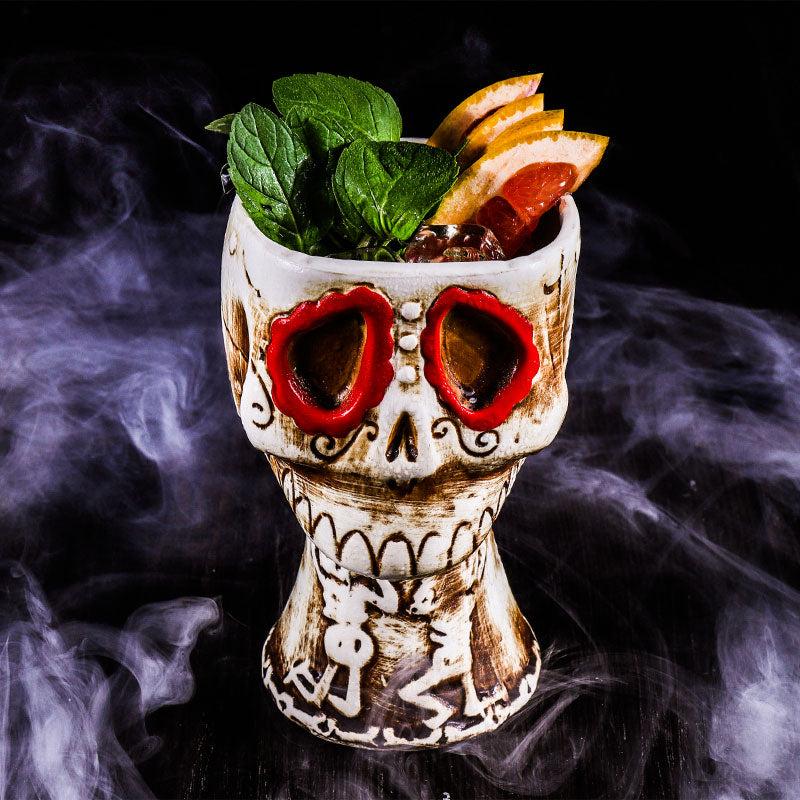 Tiki  Drinkware-Cocktail  Tiki Mugs-Wholesale Latest New Style Hawaiian Party Supplies Ceramic Tiki mug