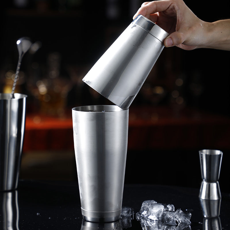 Martini Drink Shaker Stainless Steel Pro Copper Boston Shaker for Bar