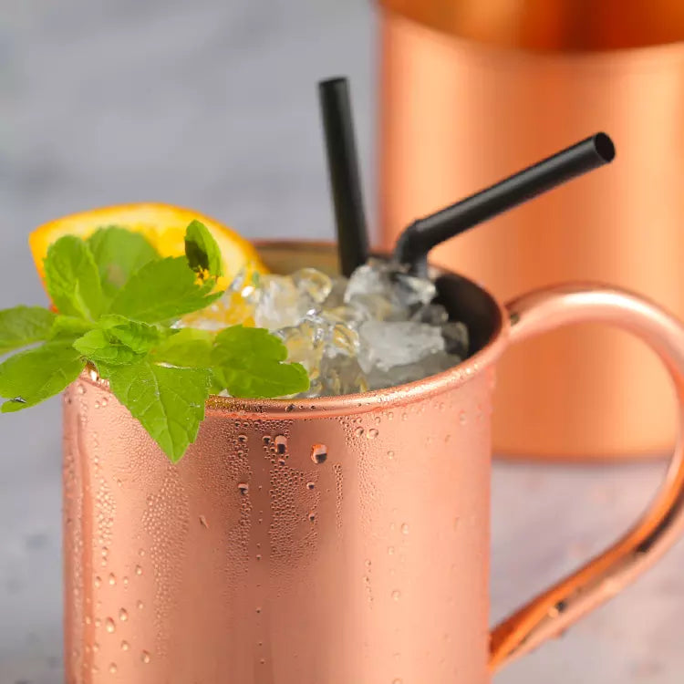 Premium Metal copper plated Moscow Mule Mug With handle