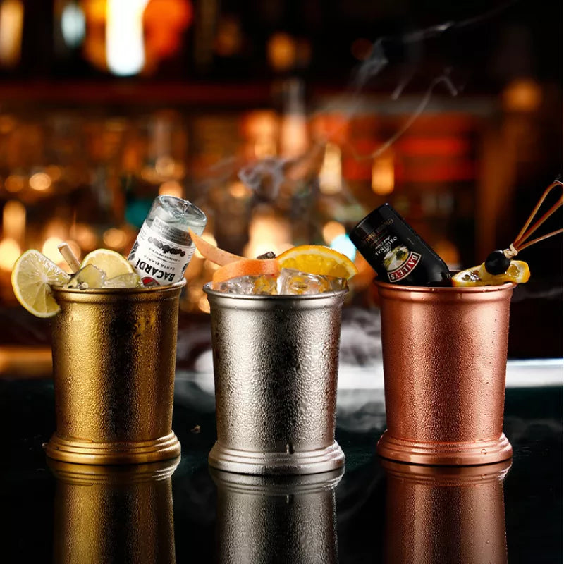 Solid Copper Mint Julep Cup Mirror Polished Classic Design High Quality for Bar
