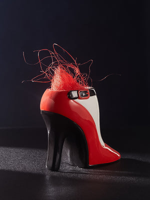 Red High Heels 490ml Creative Ladies Ceramic Cocktail Glass TIKI Hawaiian Style