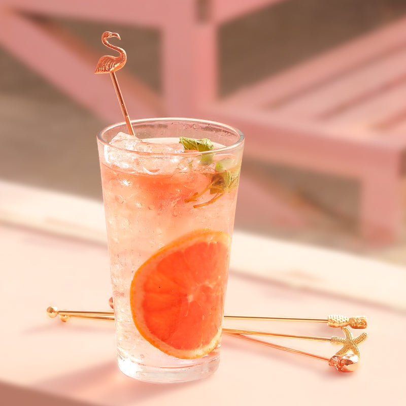 Nordic Ins Stainless Steel Bar Bar Creative Flamingo Bar Party Bar Decoration Bar