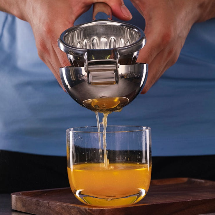 Lemon Citrus Juicer 304 Stainless Steel Manual Hand Press Squeezer for Bar Lime Juicing Tool