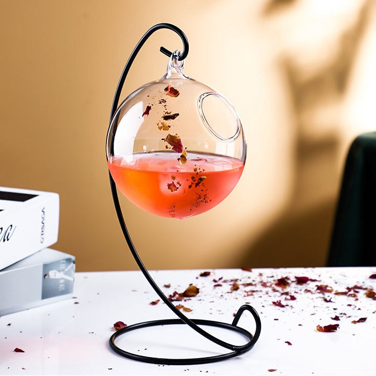 Creative Hanging Spherical Cocktail Glass,Fancy Whikey Wine Cup