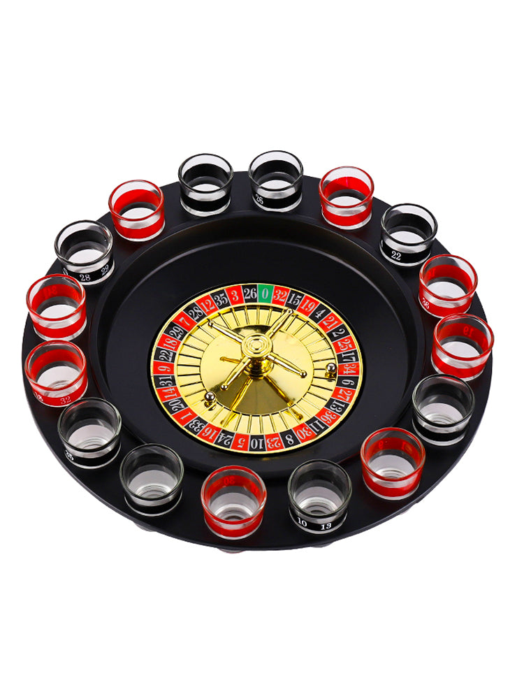 Russian Roulette Spinning and Drinking Turntable, Bar KTV Drinking Game, Toys, Entertainment, Wine Glasses