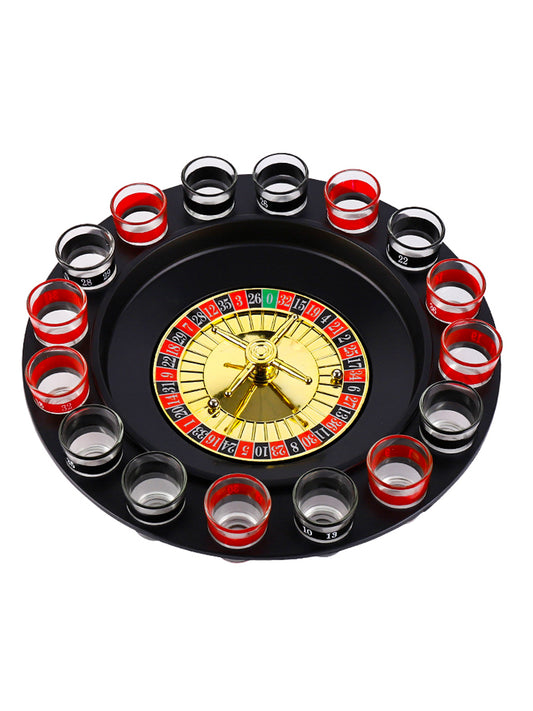 Russian Roulette Spinning and Drinking Turntable, Bar KTV Drinking Game, Toys, Entertainment, Wine Glasses