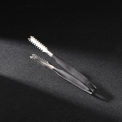 High-Quality Stainless Steel Non-Slip Ice Cube Clip Ice Grain Clip Ice Tongs Serrated Multi-Purpose Clip