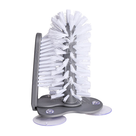 Suction Wall Type Cup Washing Brush Glass Cleaning Brush Milk Tea Shop Bar Rotating Cup Brush