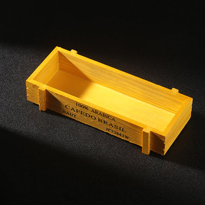 Solid Wood Retro Bitter Liquor Box Bar Storage Decoration Box Spray Bottle Gadget Box