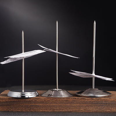 Stainless Steel Metal Thickened Version of the Document Inserter Menu Subpoena Fork Restaurant Bar Utensils